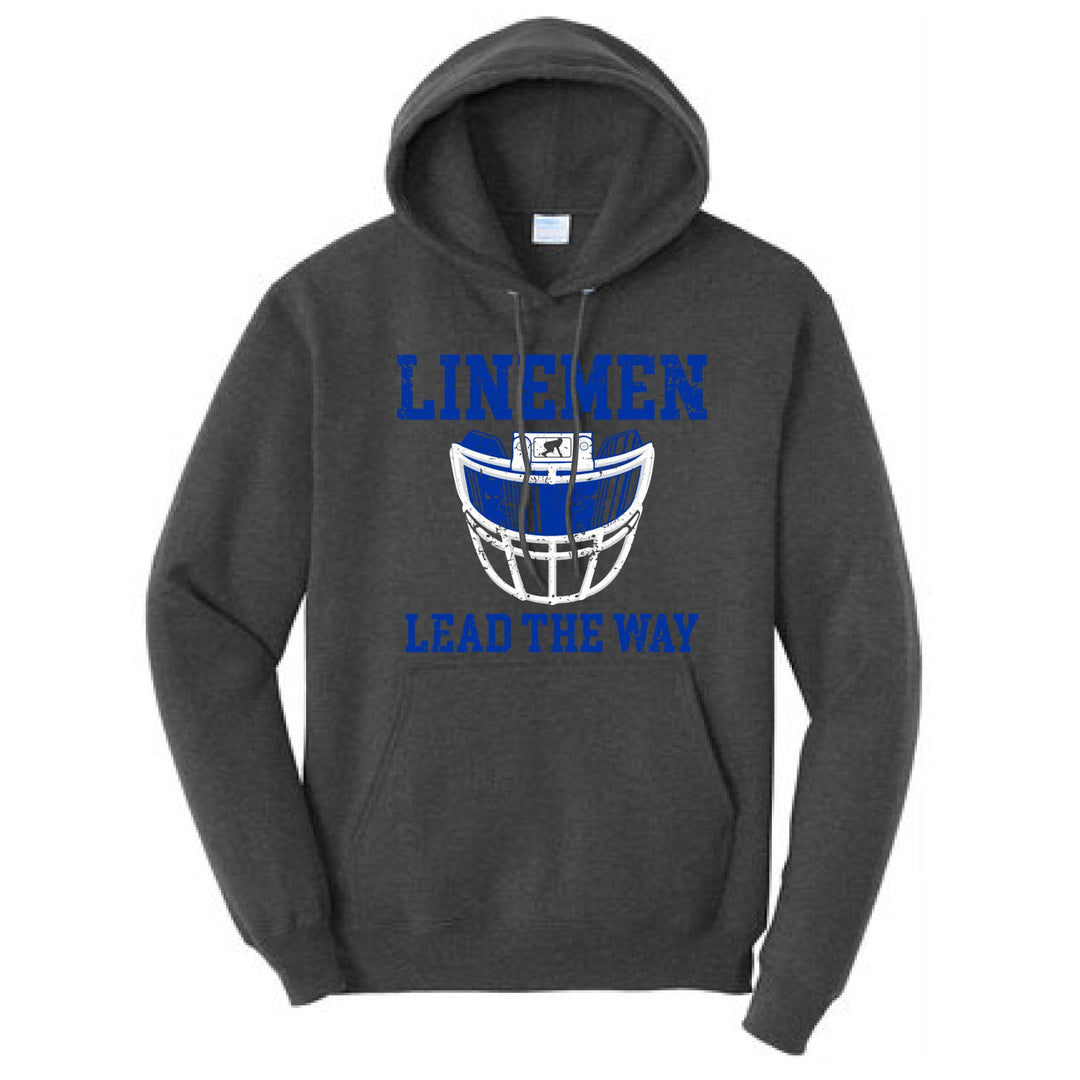 LINEMEN LEAD THE WAY (Royal) - Hoodie