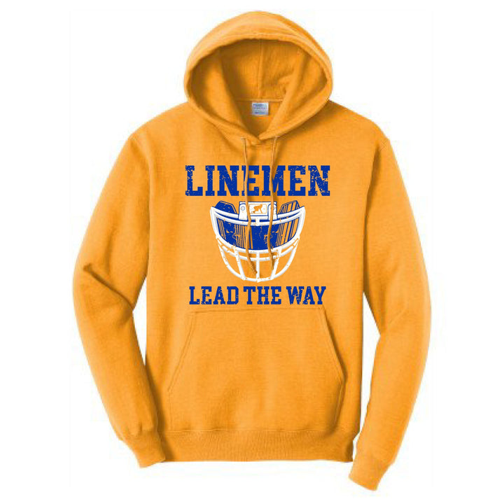 LINEMEN LEAD THE WAY (Royal) - Hoodie