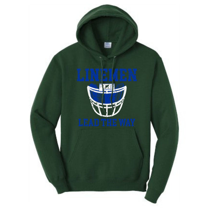 LINEMEN LEAD THE WAY (Royal) - Hoodie