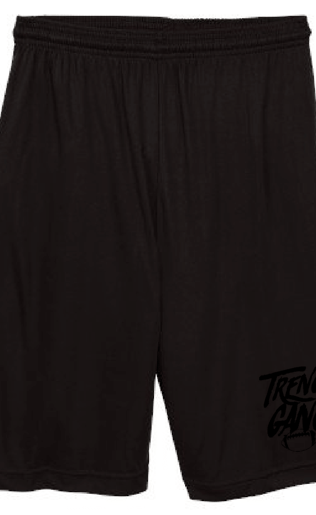 TRENCH GANG (Black) - Youth Competitor Shorts