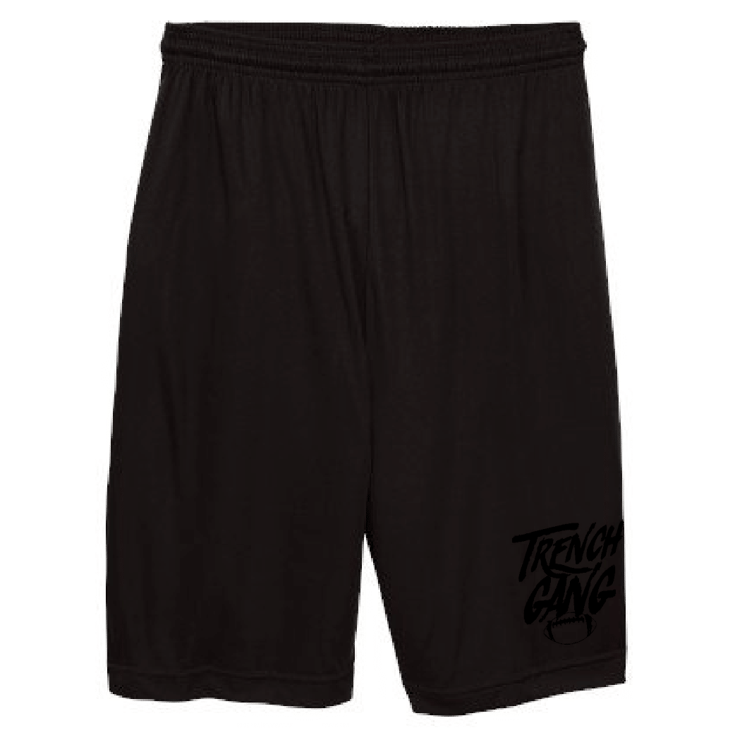 TRENCH GANG (Black) - Youth Competitor Shorts