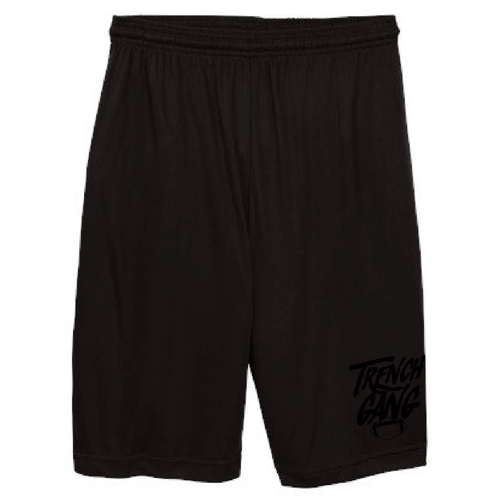 TRENCH GANG (Black) - Youth Competitor Shorts