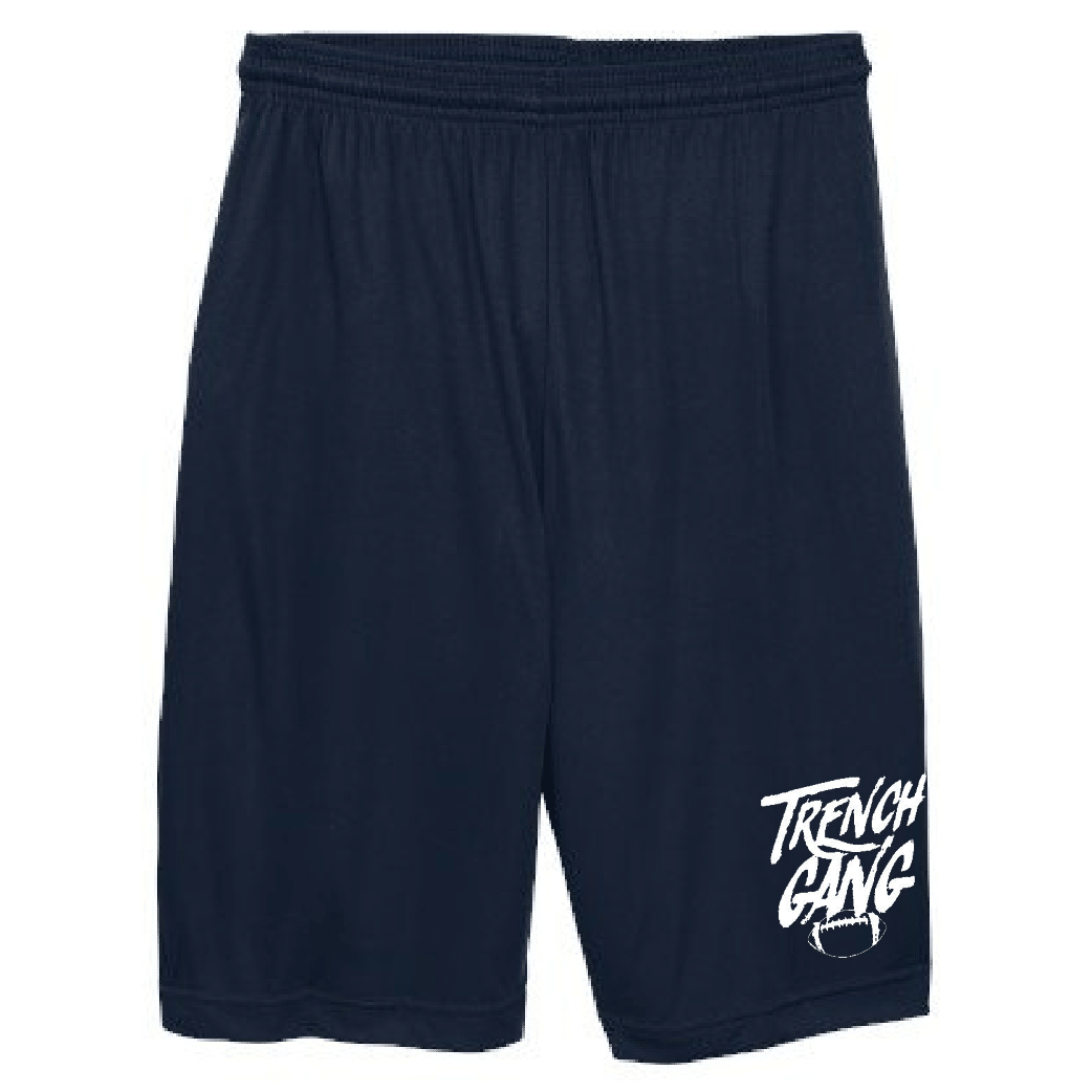 TRENCH GANG (White) - Youth Competitor Shorts