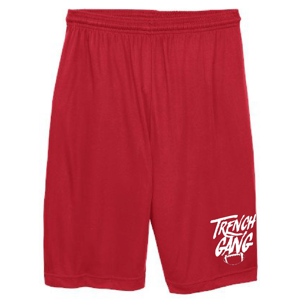 TRENCH GANG (White) - Youth Competitor Shorts