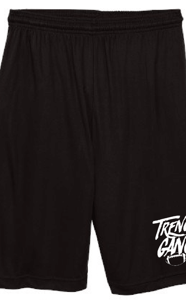 TRENCH GANG (White) - Youth Competitor Shorts