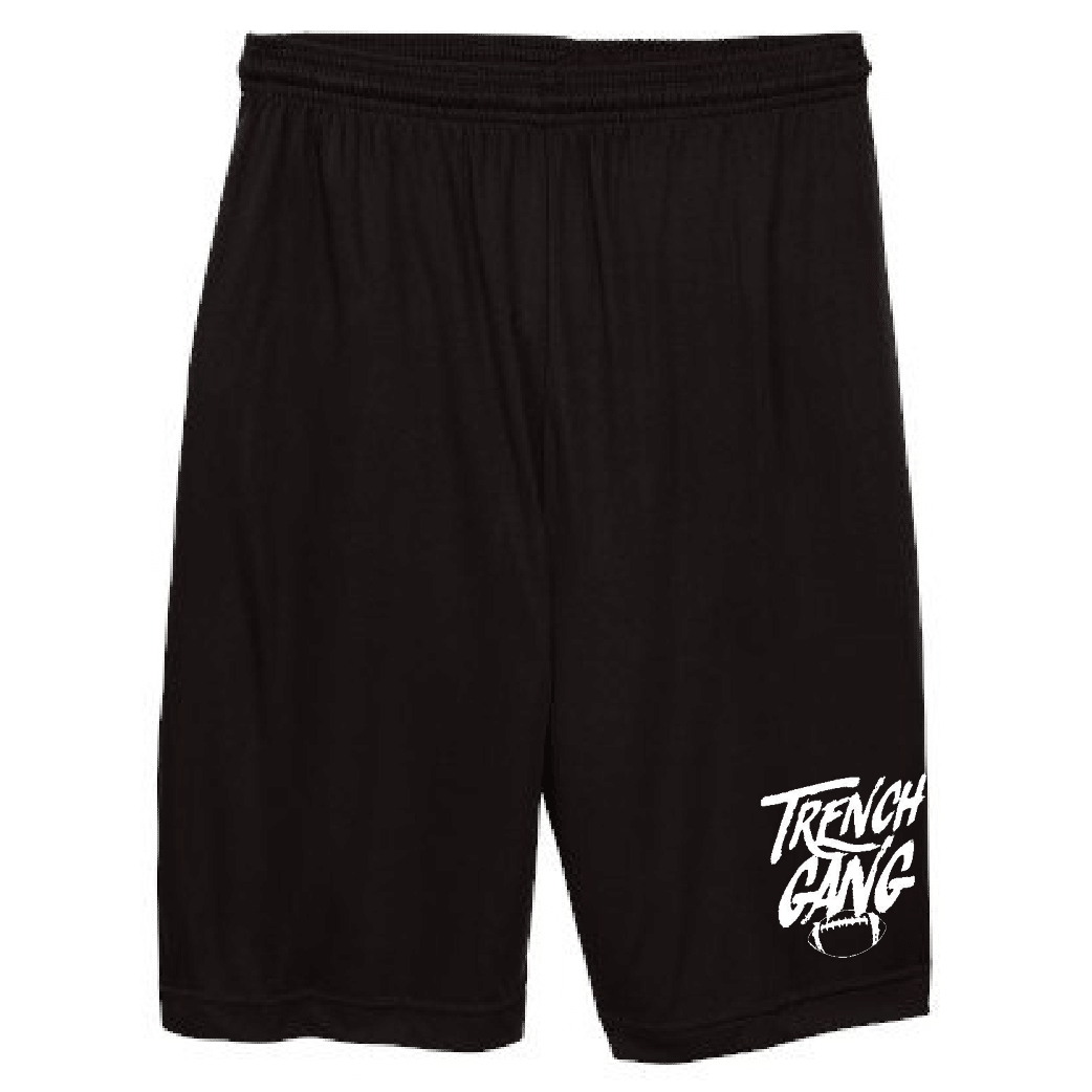 TRENCH GANG (White) - Youth Competitor Shorts