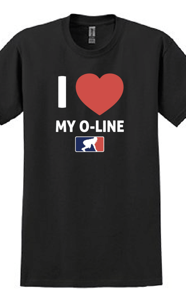 I <3 MY O-LINE - T-Shirt