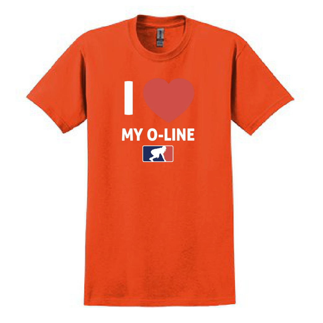 I <3 MY O-LINE - T-Shirt