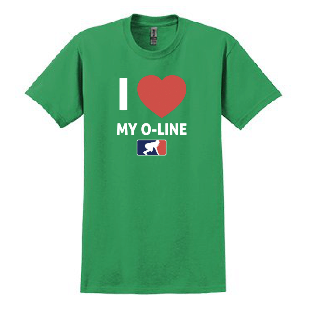 I <3 MY O-LINE - T-Shirt