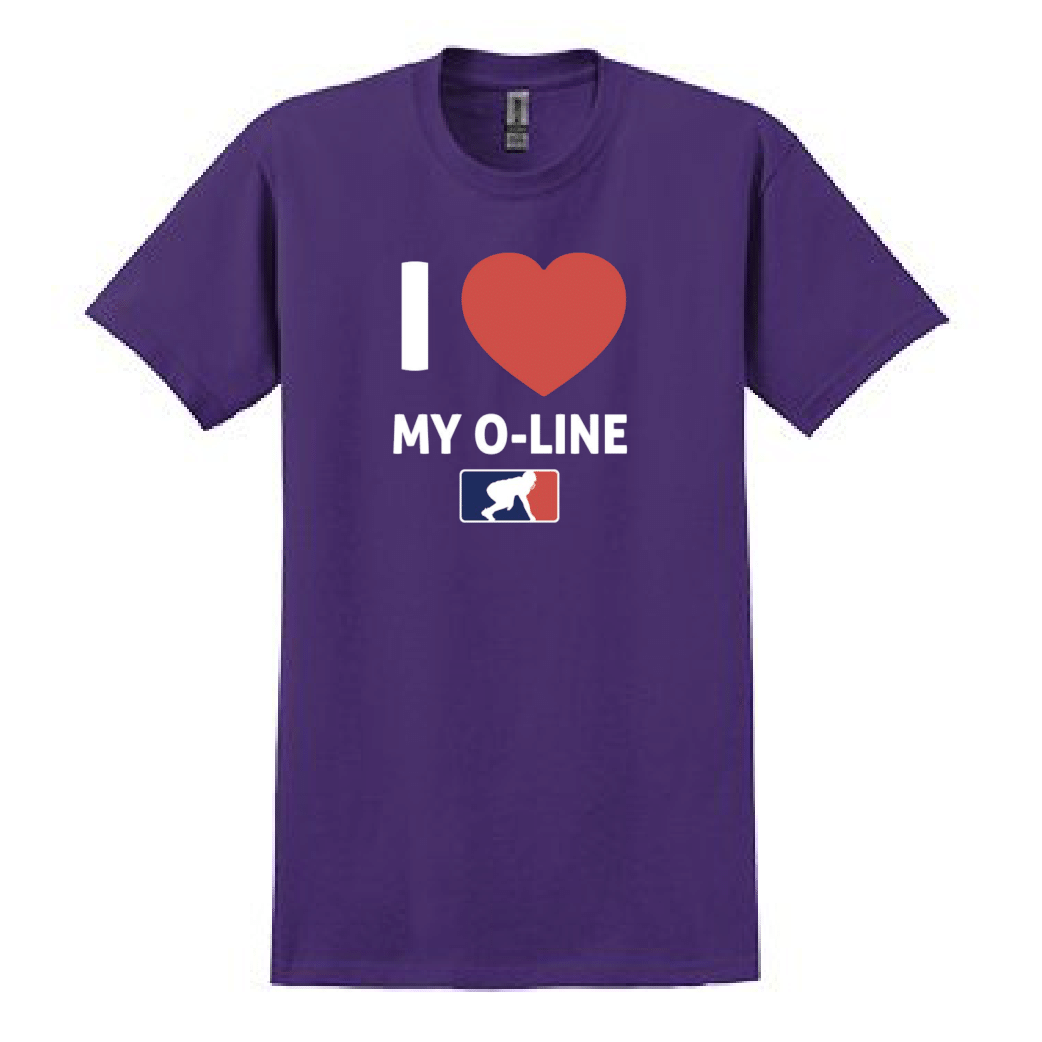 I <3 MY O-LINE - Youth T-Shirt