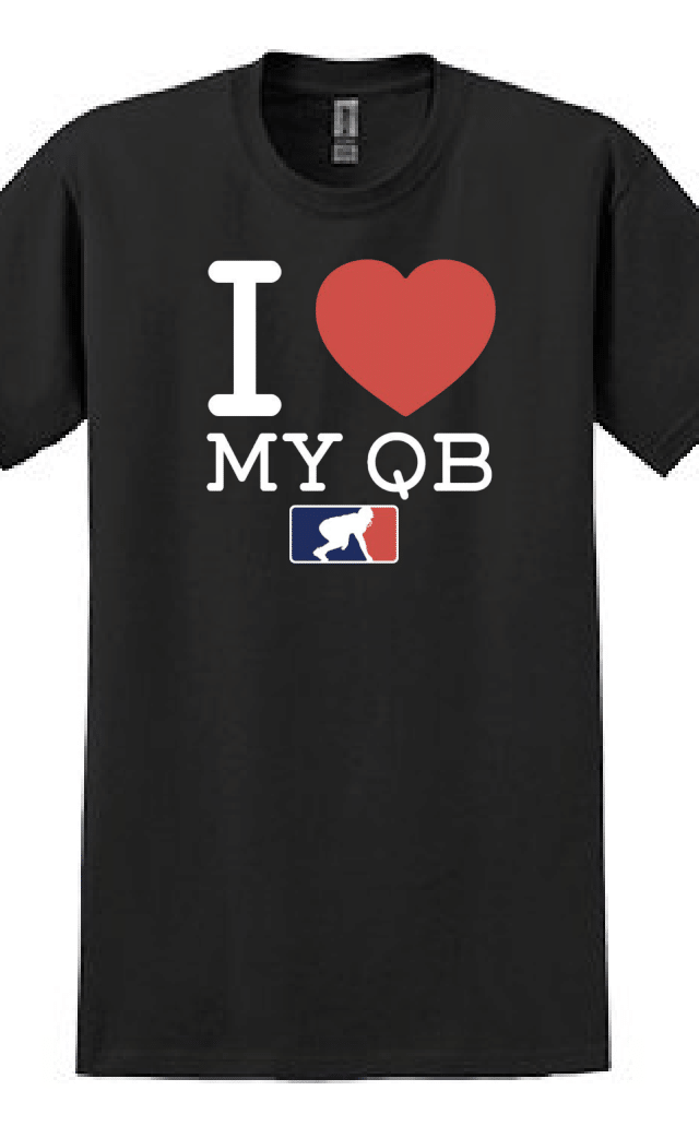 I <3 MY QB - T-Shirt