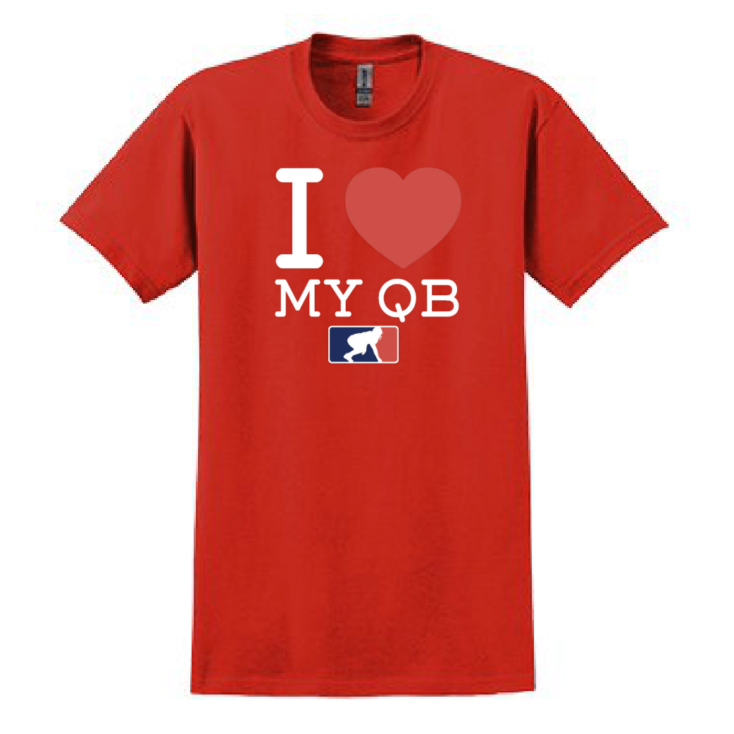 I <3 MY QB - T-Shirt