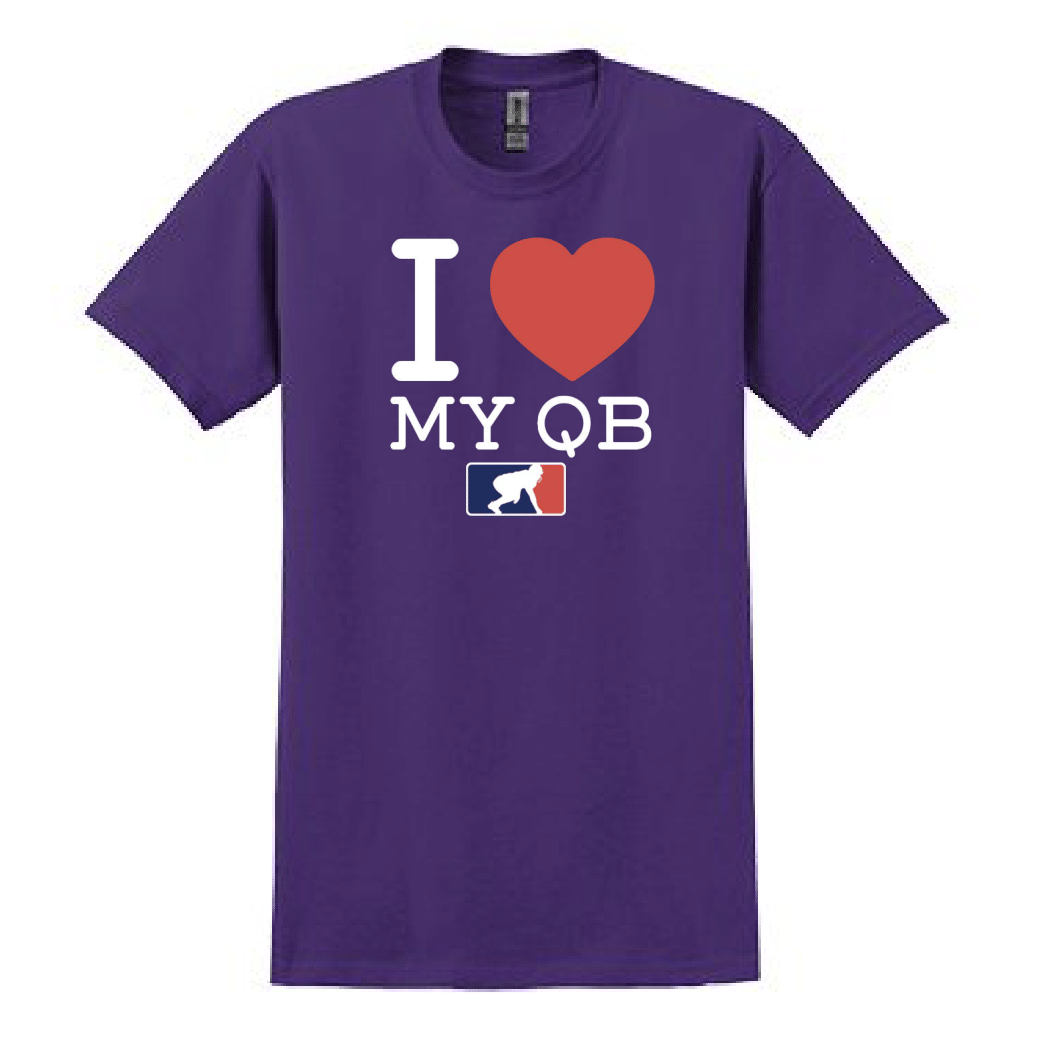 I <3 MY QB - T-Shirt