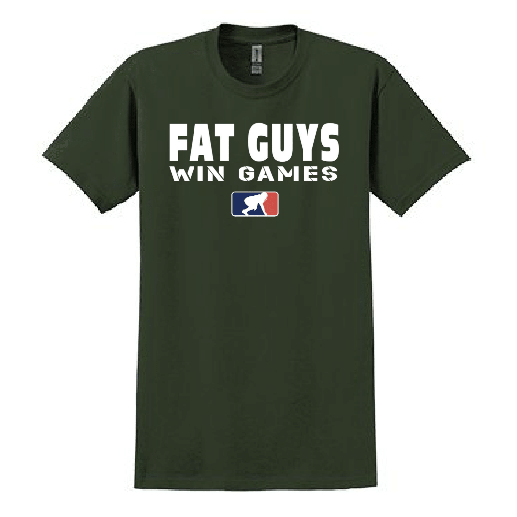 FAT GUYS WIN GAMES - T-Shirt