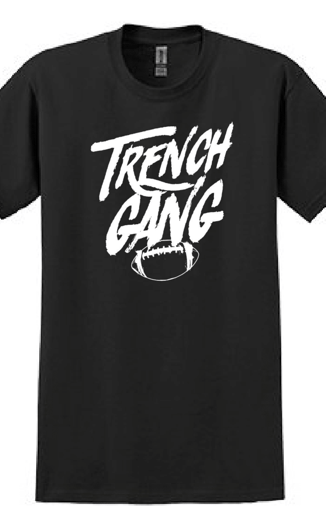 TRENCH GANG (White) - T-Shirt