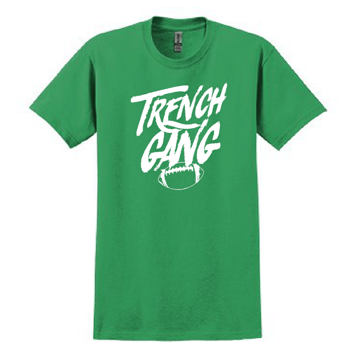 TRENCH GANG (White) - T-Shirt