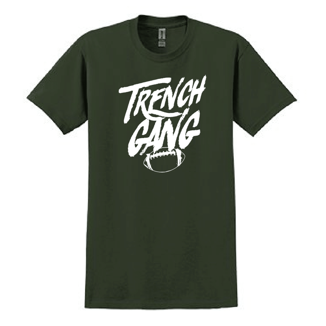 TRENCH GANG (White) - T-Shirt