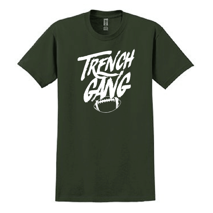 TRENCH GANG (White) - T-Shirt
