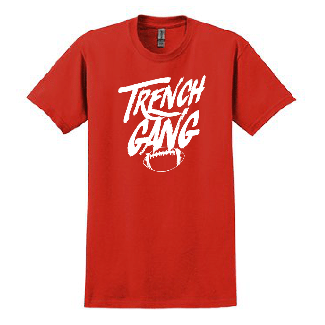 TRENCH GANG (White) - T-Shirt