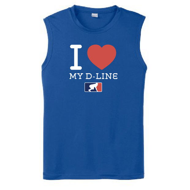 I <3 MY D-LINE - Muscle T-Shirt