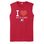 I <3 MY D-LINE - Muscle T-Shirt