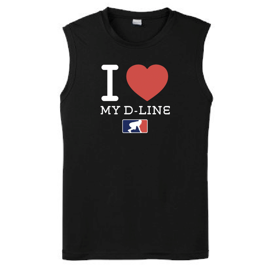 I <3 MY D-LINE - Muscle T-Shirt