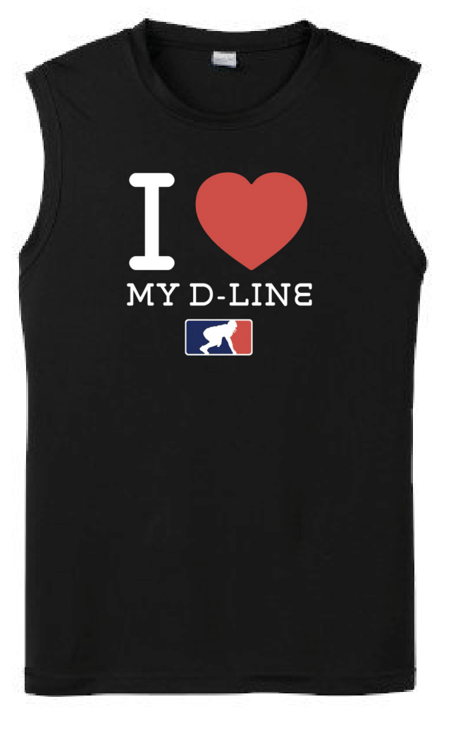 I <3 MY D-LINE - Muscle T-Shirt