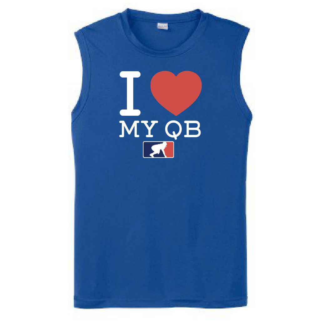 I <3 MY QB - Muscle T-Shirt