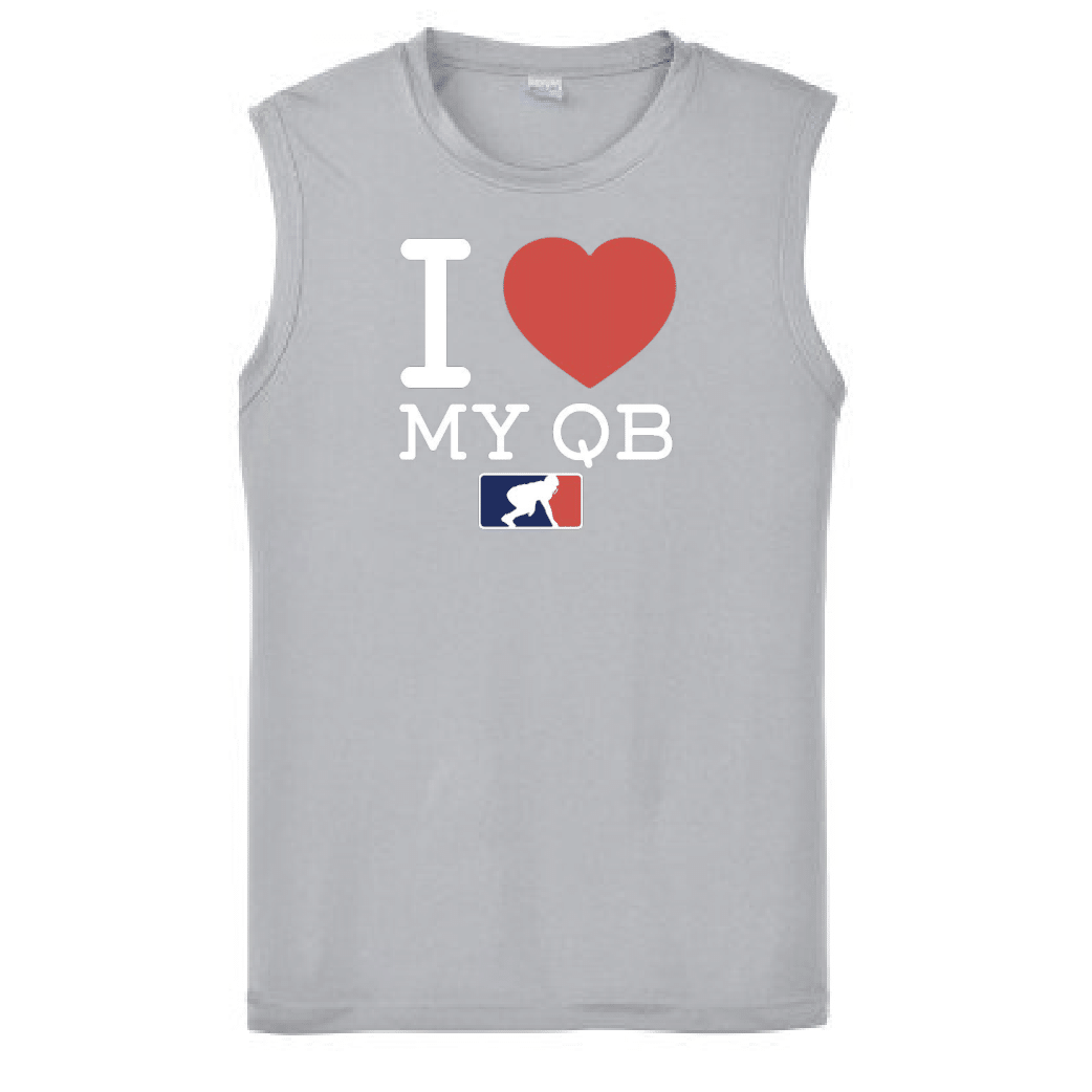 I <3 MY QB - Muscle T-Shirt