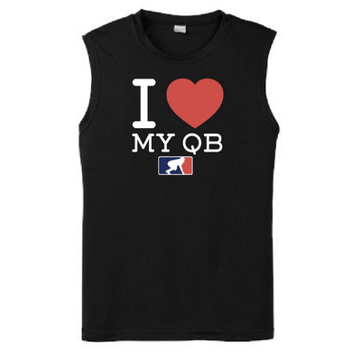 I <3 MY QB - Muscle T-Shirt