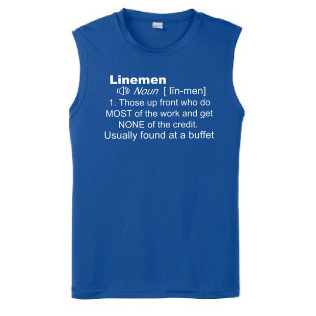 LINEMAN DEFINITION - Muscle T-Shirt
