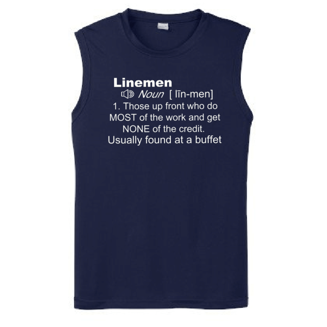 LINEMAN DEFINITION - Muscle T-Shirt