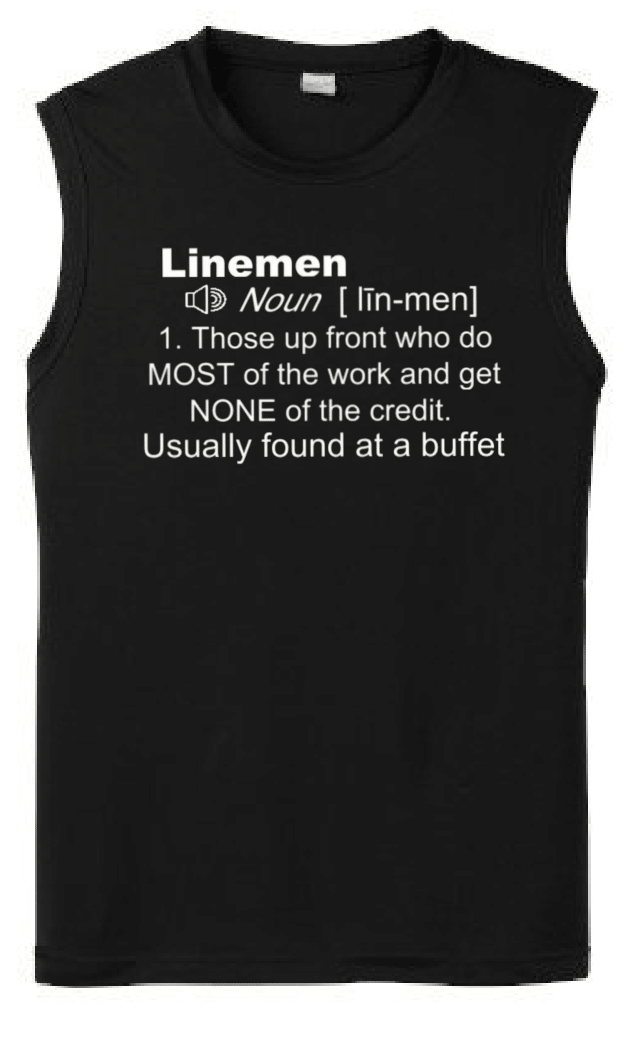 LINEMAN DEFINITION - Muscle T-Shirt