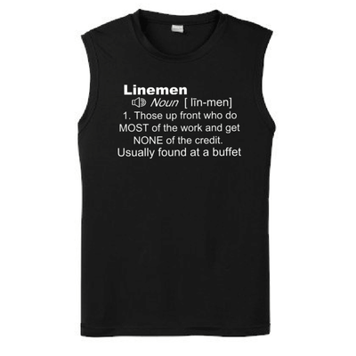LINEMAN DEFINITION - Muscle T-Shirt