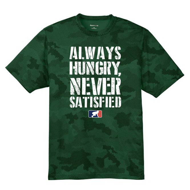 ALWAYS HUNGRY- Hex Camo Performance Tee