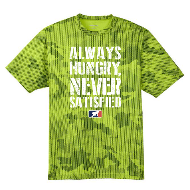 ALWAYS HUNGRY- Hex Camo Performance Tee