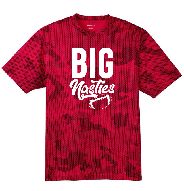 BIG NASTIES - Hex Camo Performance Tee