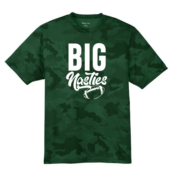 BIG NASTIES - Hex Camo Performance Tee