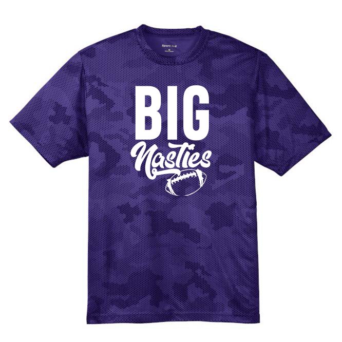 BIG NASTIES - Hex Camo Performance Tee