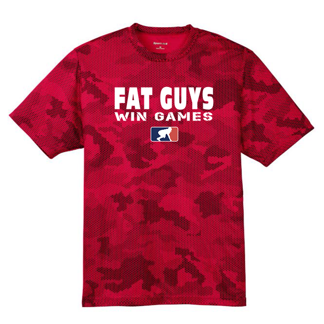 FAT GUYS WIN GAMES - Hex Camo Performance Tee