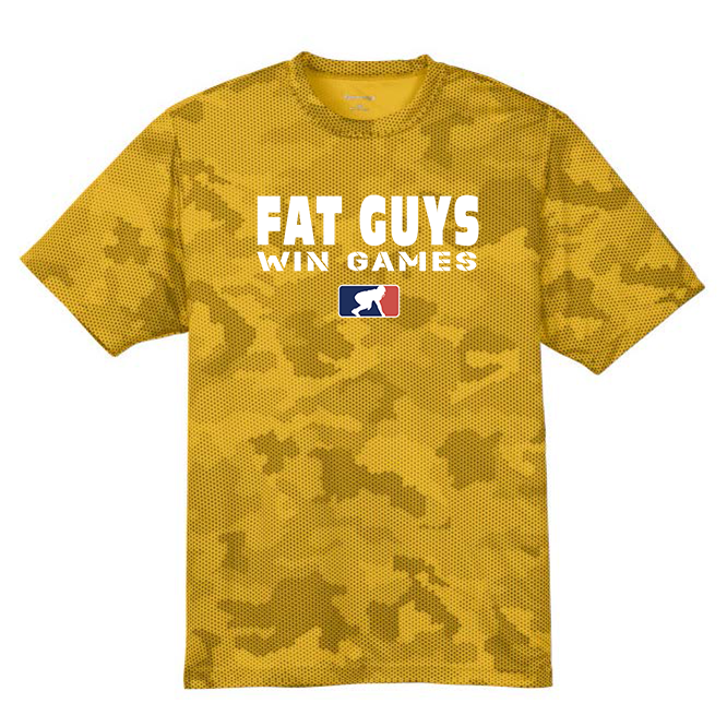 FAT GUYS WIN GAMES - Hex Camo Performance Tee