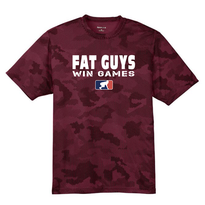 FAT GUYS WIN GAMES - Hex Camo Performance Tee