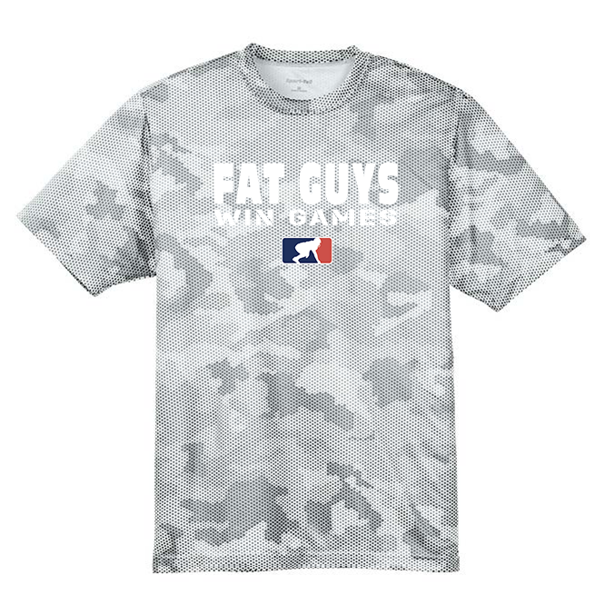 FAT GUYS WIN GAMES - Hex Camo Performance Tee