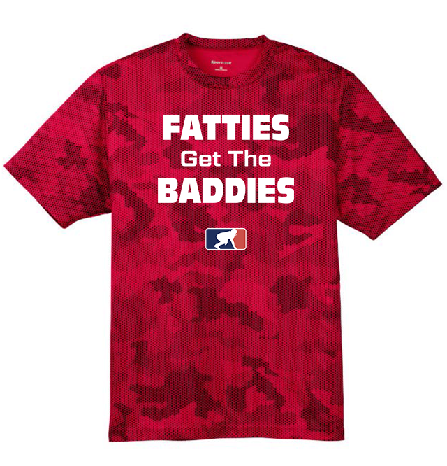 FATTIES GET THE BADDIES - Hex Camo Performance Tee