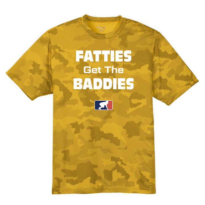 FATTIES GET THE BADDIES - Hex Camo Performance Tee