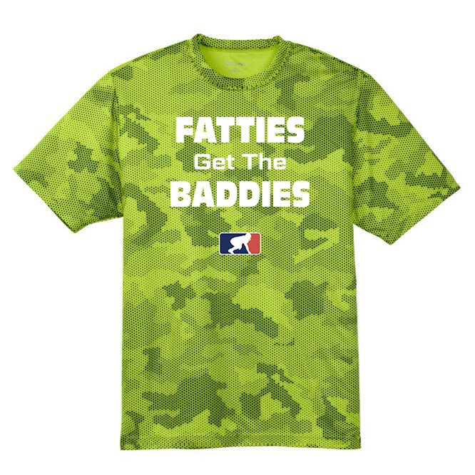 FATTIES GET THE BADDIES - Hex Camo Performance Tee