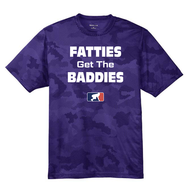 FATTIES GET THE BADDIES - Hex Camo Performance Tee