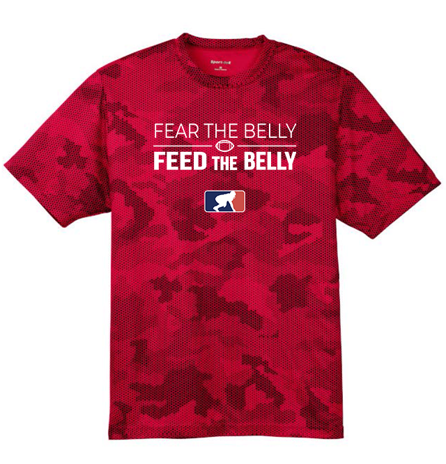 FEAR THE BELLY - Hex Camo Performance Tee