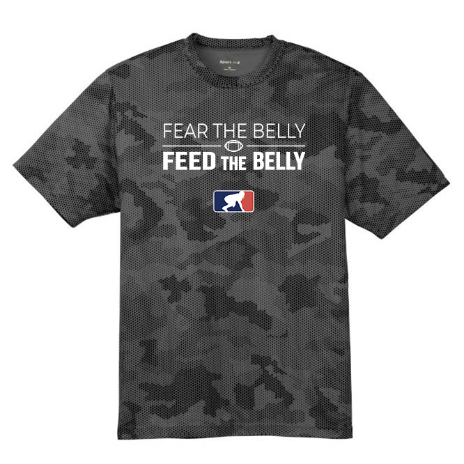 FEAR THE BELLY - Hex Camo Performance Tee