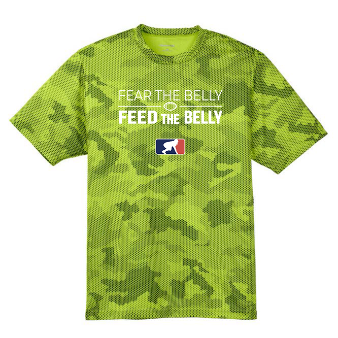 FEAR THE BELLY - Hex Camo Performance Tee